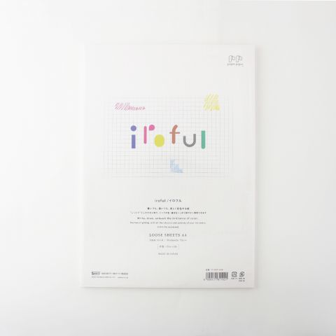 ｲﾛﾌﾙ【iroful 】 ﾙｰｽﾞｼｰﾄ75g/㎡ 5mm方眼